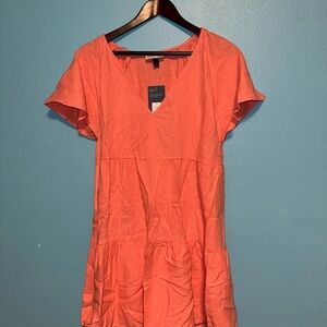 Universal Thread Coral V-Neck Dress